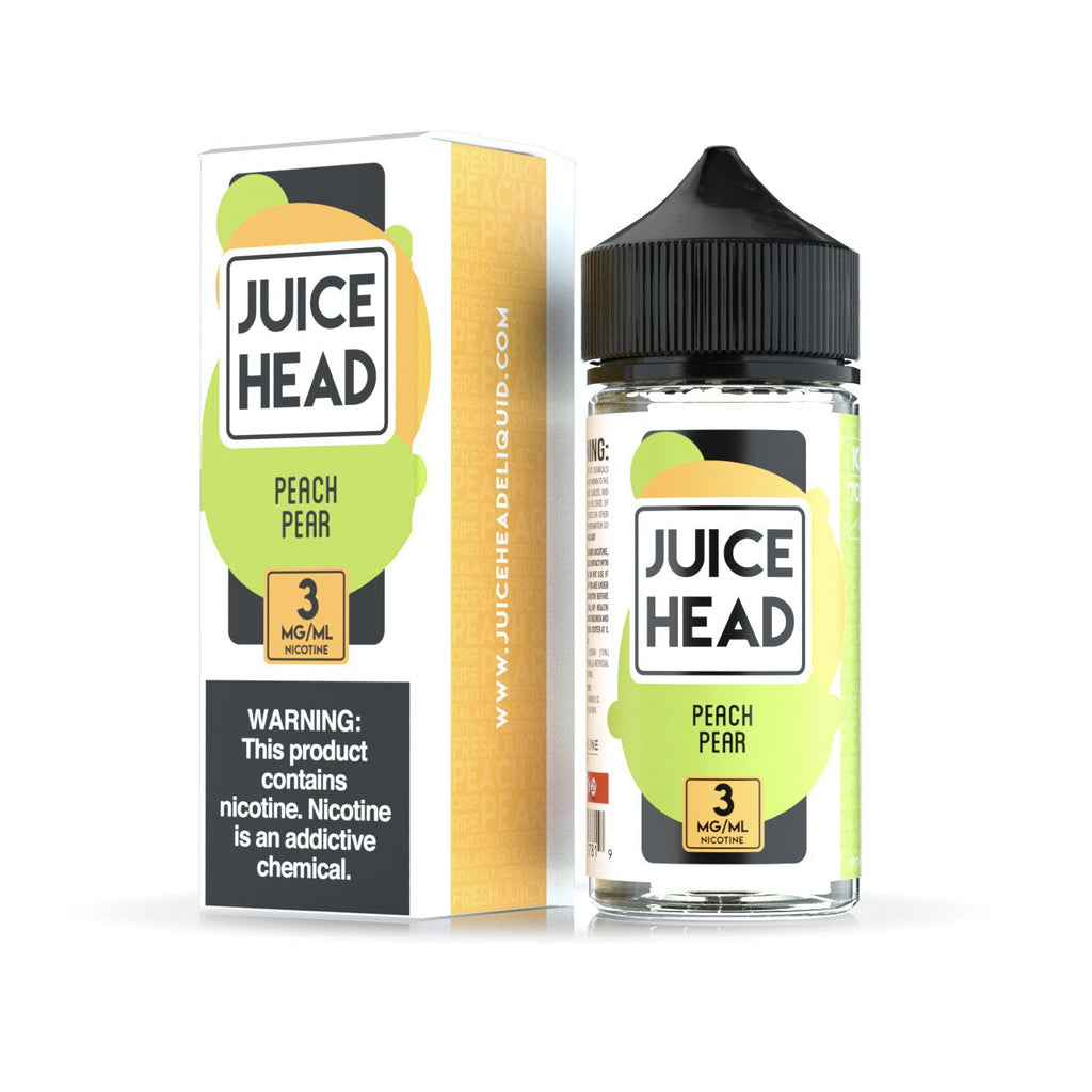 Juice Head Eliquid 100mL - Peach Pear -